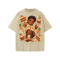 Amani S Carrot Cake Snow Washed Kids' T-Shirt