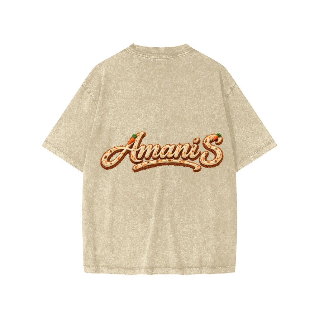 Amani S Carrot Cake Snow Washed Kids' T-Shirt